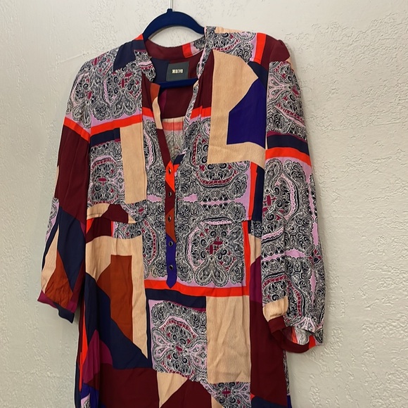 Anthropologie Maeve Taryn Patchwork Tunic Dress - Picture 4 of 10